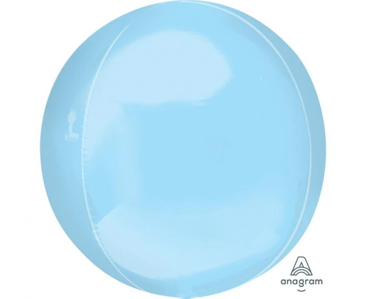 Balon Foliowy ORBZ Pastelowy Niebieski 38x40 cm – Anagram