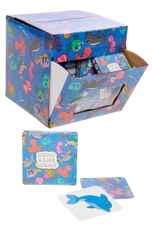 Mini Gra Memo – Morskie Zwierzaki, Ćwiczy Pamięć i Spostrzegawczość  (2).jpg