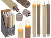 Świeca LED z Prawdziwego Wosku – Migoczące, Bezpieczne Ciepłe Światło  (1).jpg