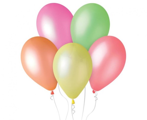 Balony fluor 13" GF110 – różnokolorowe 100 szt. Gemar