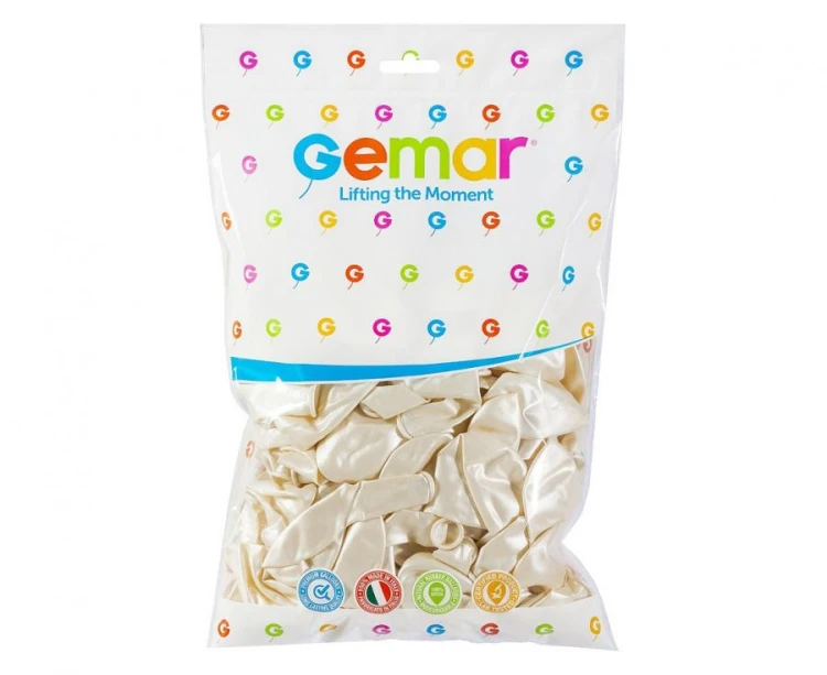 Balony perłowe metaliczne 12" GM110 – 100 szt. Gemar