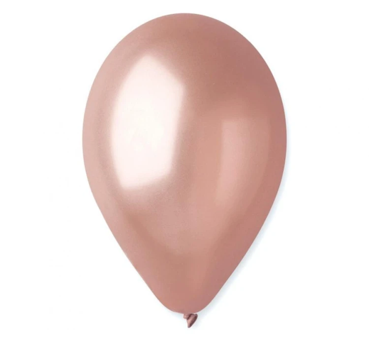 Balony metaliczne różowo-złote 12" GM110 – 100 szt. Gemar