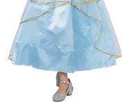 Strój Niebieska Księżniczka 110/120 cm – sukienka i pasek dla dzieci