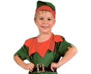 Strój dziecięcy Mały Elfik 92/104 cm – bluzka, spodnie, pasek, czapka