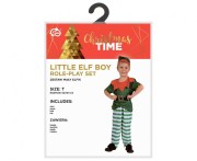 Strój dziecięcy Mały Elfik 92/104 cm – bluzka, spodnie, pasek, czapka