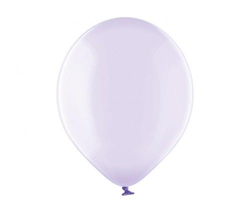 Balony pastelowe przezroczyste jasno fioletowe 12" (30 cm) – 100 sztuk