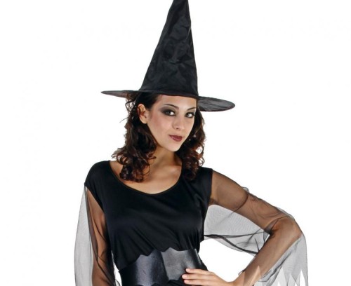 Strój czarownicy damski czarny 90 cm – Halloween, Andrzejki, imprezy