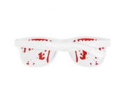 Zestaw Bloody Psycho – okulary, muszka i szelki z efektem krwi