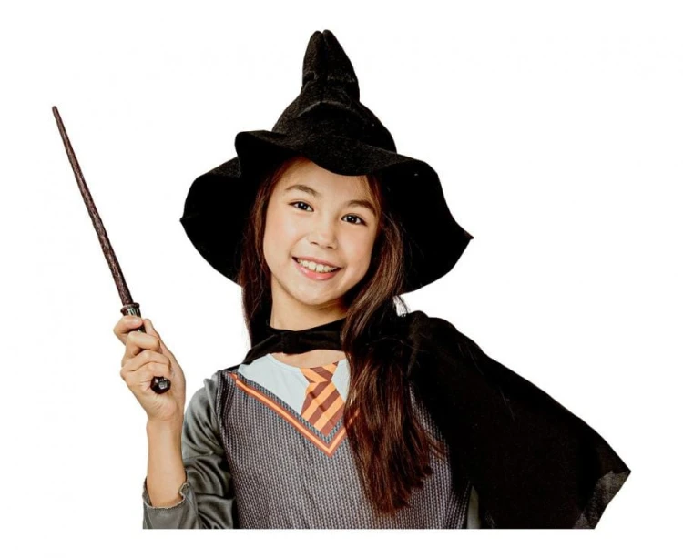 Strój Czarodziejki dla Dziewczynki – kostium na Halloween i bal 120/130