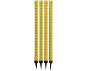 Fontanny urodzinowe iskierki 26 cm – 12 sztuk, złoto-srebrne iskry