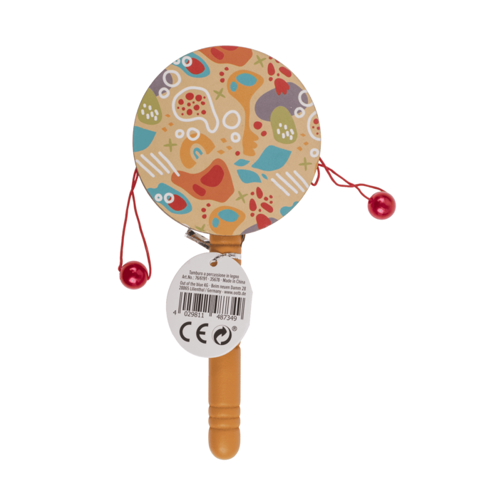 Drewniany Bębenek Perkusyjny – Kolorowa Zabawka Muzyczna dla Dzieci  (6).png