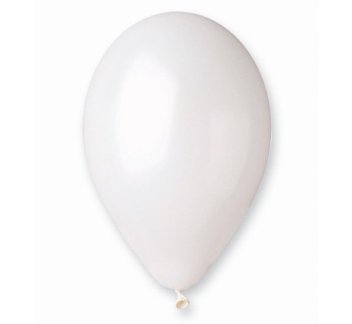 Balony Perłowo-Białe 30 cm 100 szt. – Metaliczne, Klasyczna Elegancja