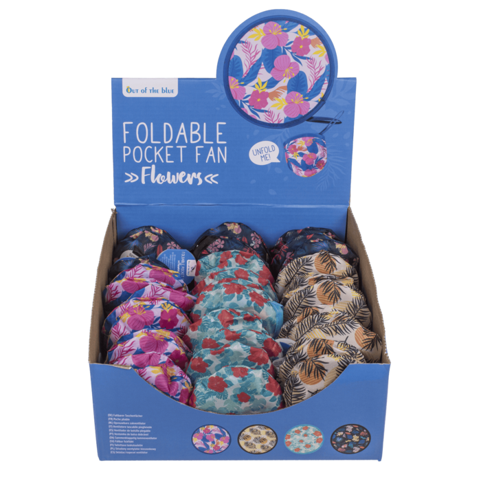 Składany Wachlarz Kieszonkowy – Kwiatowy Styl na Letnie Upały  (1).png