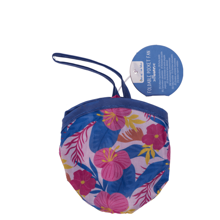 Składany Wachlarz Kieszonkowy – Kwiatowy Styl na Letnie Upały  (2).png