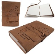 Notes skórzany Retro z cytatem – Dziennik podróżnika 18x13 cm, 200 stron  (1).jpg
