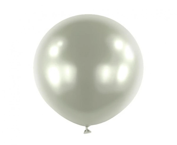 Balony lateksowe platynowe 24” (61 cm) – 4 sztuki, eleganckie