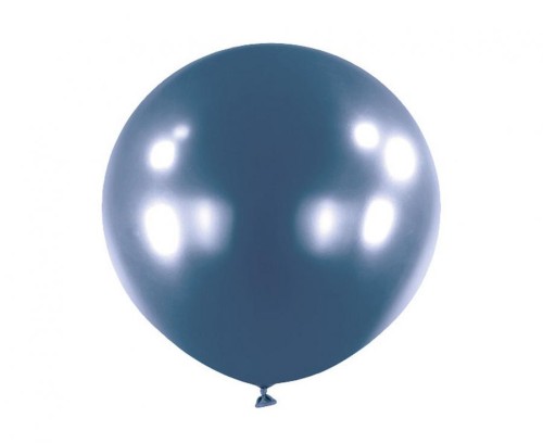Balony lateksowe niebieskie 24” (61 cm) – zestaw 4 sztuk, klasyczne