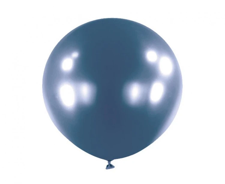 Balony lateksowe niebieskie 24” (61 cm) – zestaw 4 sztuk, klasyczne