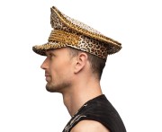 Czapka Pantera z ćwiekami – brązowy stylowy dodatek, Boland