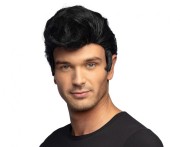 Peruka Męska Danny Czarna – Styl lat 50. | Boland