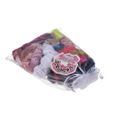 Scrunchie – kolorowa gumka do włosów w stylu retro, mix kolorów  (1).png