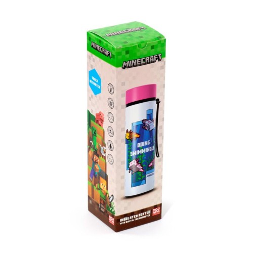 Butelka termiczna Minecraft Axolotl – 450 ml z termometrem i sitkiem  (2).jpg
