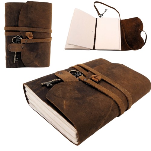 Notes skórzany retro z kluczykiem – 200 stron, prywatność i styl  (1).jpg