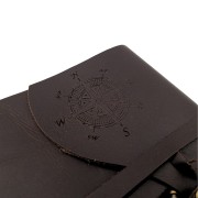 Notes skórzany retro – Róża Wiatrów, 200 stron, styl marynistyczny  (6).jpg