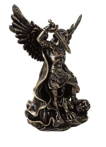 Figurka Archanioła Michała walczącego ze smokiem – symbol zwycięstwa dobra  (2).jpg