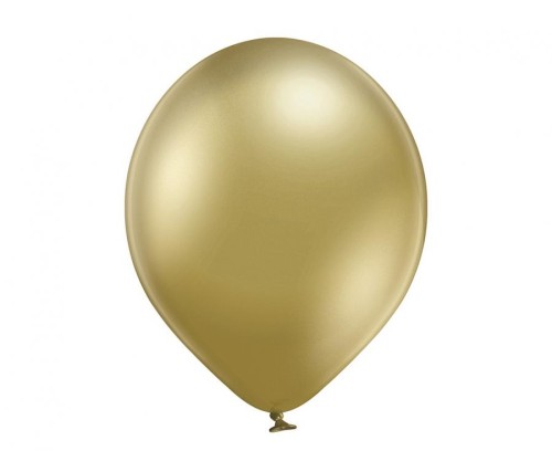 Balony Belbal B105 12" chromowane złote – 50 szt., Glossy Gold
