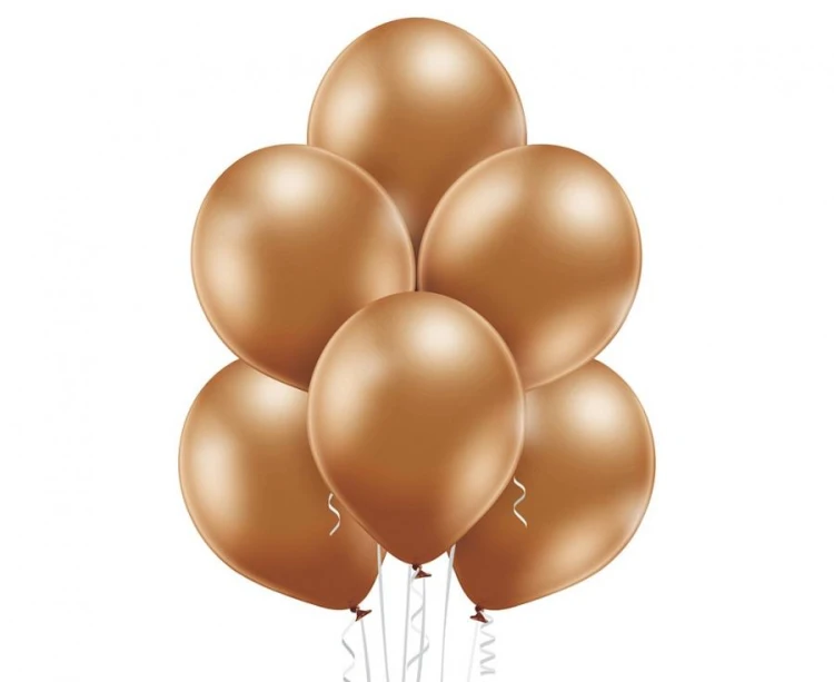 Balony Belbal 12" B105 chromowane miedziane (Glossy Copper) – 50 szt.