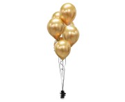 Balony złote chromowane 30 cm – 50 szt. Beauty&Charm Godan