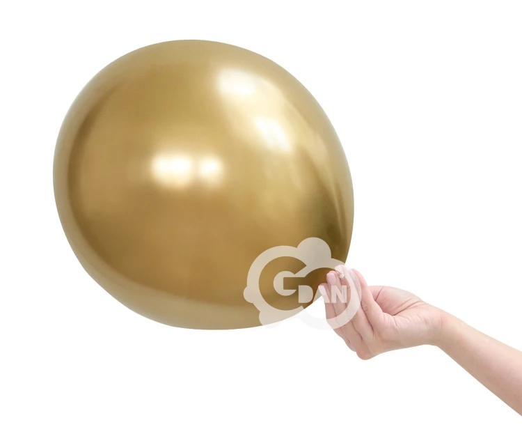 Balony złote chromowane 30 cm – 50 szt. Beauty&Charm Godan
