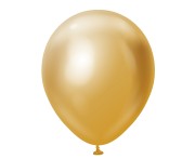 Balony złote chromowane 30 cm – 50 szt. Beauty&Charm Godan