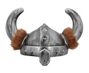 Hełm Wikinga z Rogami i Futerkiem – Dla Dzieci i Dorosłych | Boland