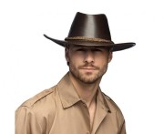 Kapelusz Kowbojski Brązowy – Uniwersalny Rozmiar | Boland