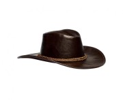 Kapelusz Kowbojski Brązowy – Uniwersalny Rozmiar | Boland