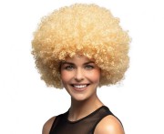 Peruka Afro Blond – Uniwersalny Rozmiar, Stylowa i Ekstrawagancka