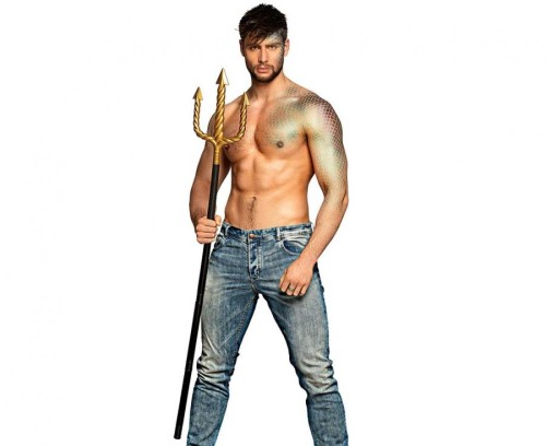 Trójząb Neptuna 138 cm – Rekwizyt Morski, Czarny z Złotym Akcentem