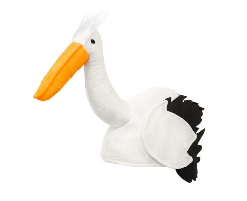 Czapka Bocian – Śmieszna Czapka Imprezowa | Uniwersalna | Boland