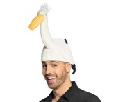 Czapka Bocian – Śmieszna Czapka Imprezowa | Uniwersalna | Boland