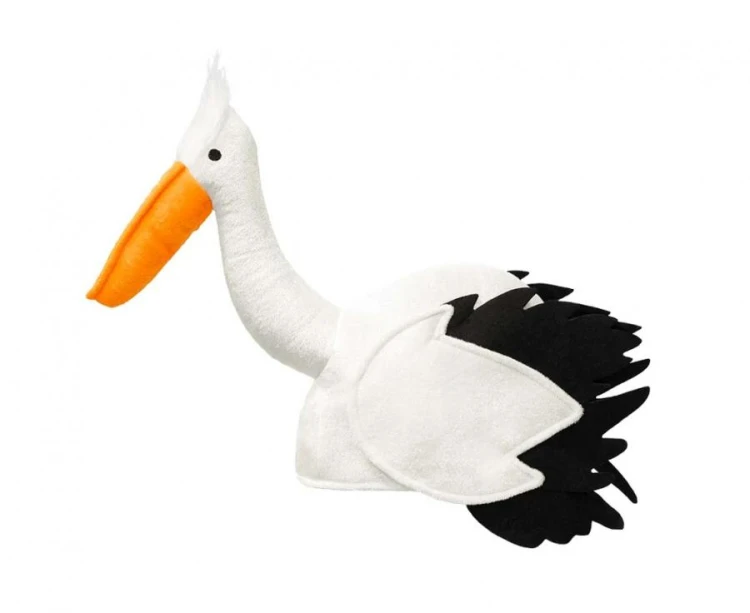 Czapka Bocian – Śmieszna Czapka Imprezowa | Uniwersalna | Boland