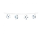 Girlanda LED Boland 140 cm z lampkami piłek – biała i czarna