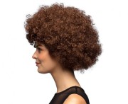 Peruka Afro Brązowa Boland, uniwersalny rozmiar, stylowa i elegancka