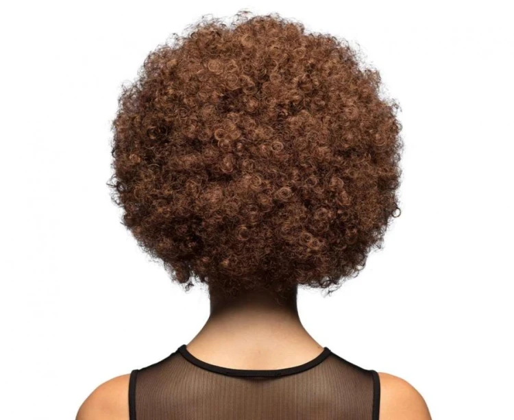 Peruka Afro Brązowa Boland, uniwersalny rozmiar, stylowa i elegancka