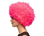Peruka Afro Boland, różowa – uniwersalny rozmiar, intensywne kręcone włosy