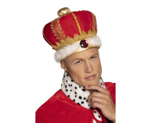 Korona Królewska Monarcha – Złota, Uniwersalny Rozmiar, Unisex