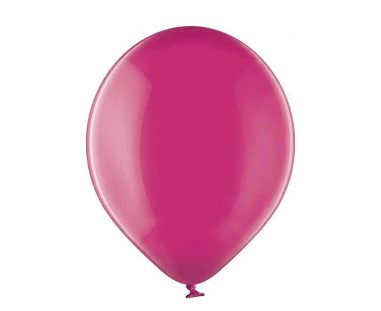 Balony Belbal 12" Przeźroczyste Fuksjowe – 100 szt., Model B105