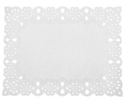 Serwetki dekoracyjne białe 30x40 cm – 100 szt., papierowe