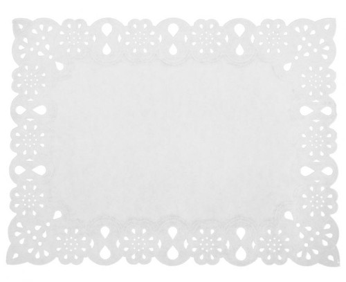 Serwetki dekoracyjne białe 30x40 cm – 100 szt., papierowe